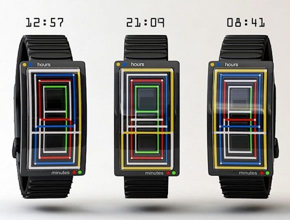 Maze of Time - Uma forma colorida e genial de enxergar as horas!