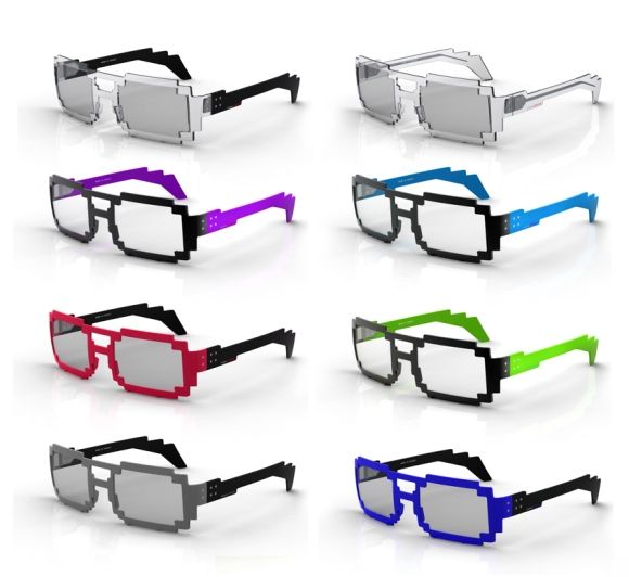 Óculos 6dpi tem visual futurista.