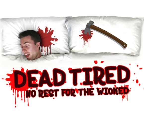 Pop Pillow Dead Tired - A Fronha dos mortos de cansaço.
