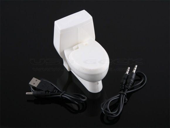 USB Toilet Speaker - Um speaker em forma de privada!