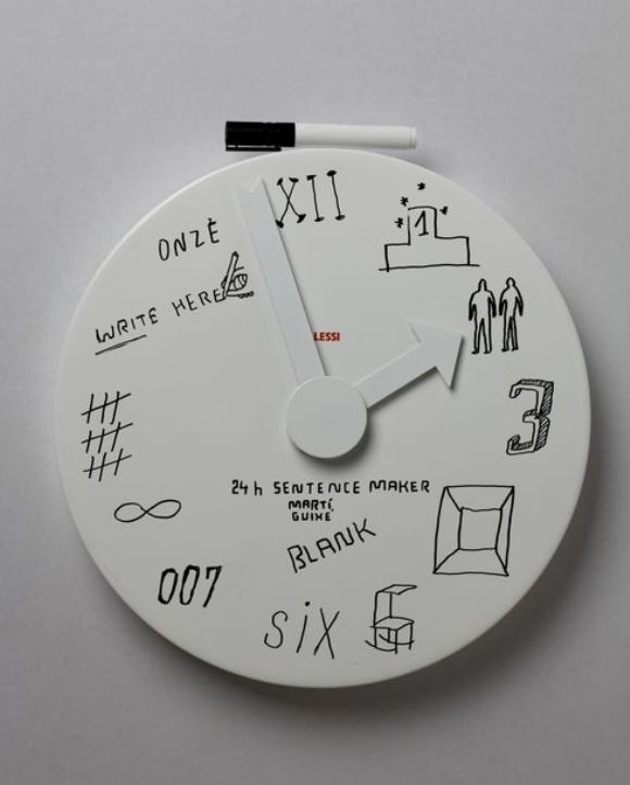Alessi Blank Wall Clock - O jeito mais fácil de lembrar dos seus compromissos!