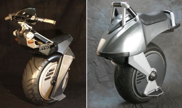 Ryno Motors cria uma moto militar de uma roda só.