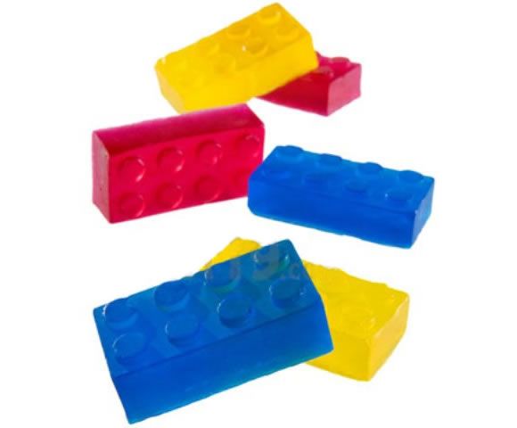 Sabonetes em forma de bloco de LEGO