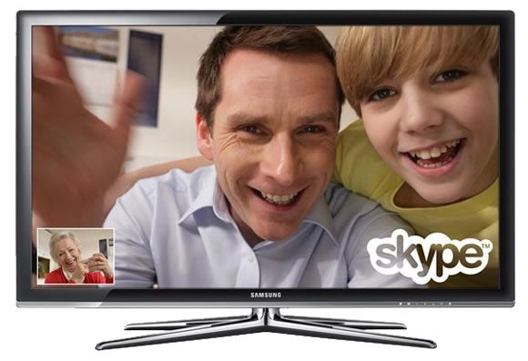 Nova linha de HDTVs da Samsung sairão de fábrica com Skype HD.