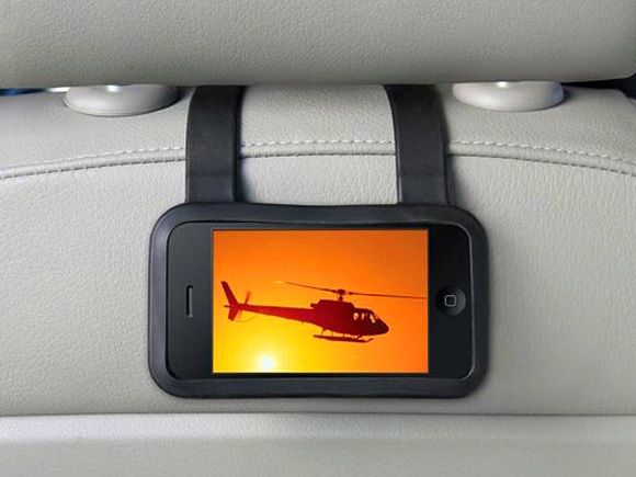 Seat Buddy transforma seu iPod ou iPhone em um DVD para carros Tabajara. (com vídeo)