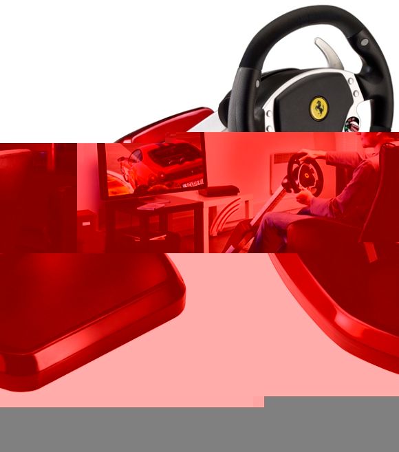 Controle da Ferrari para PS3 e PC transforma qualquer um em piloto profissional!