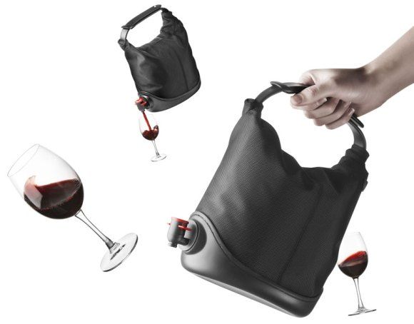 Baggy Winecoat - Uma bolsa para quem gosta de beber.