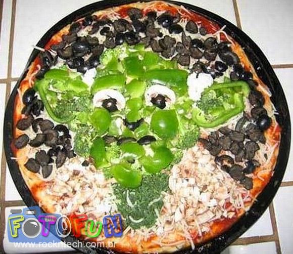 FOTOFUN - A Pizza do Mestre Yoda.