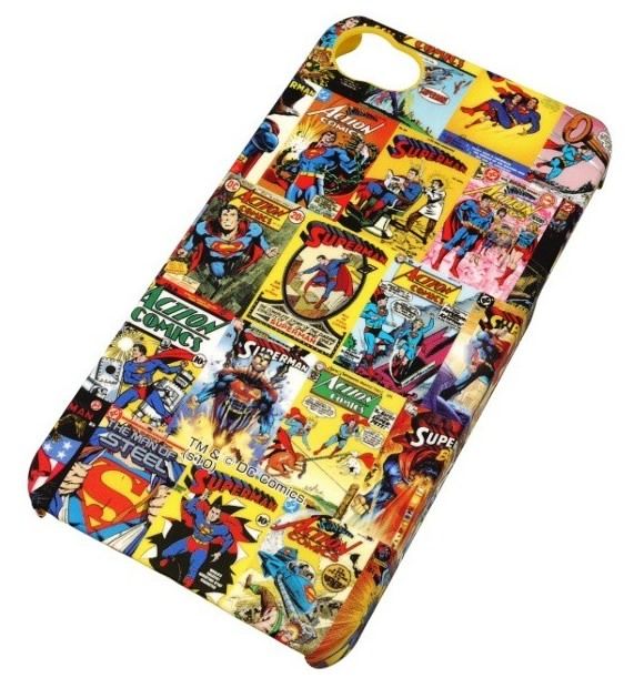 Cases Superman e Batman do 75º aniversário da DC Comics para iPhone 4.