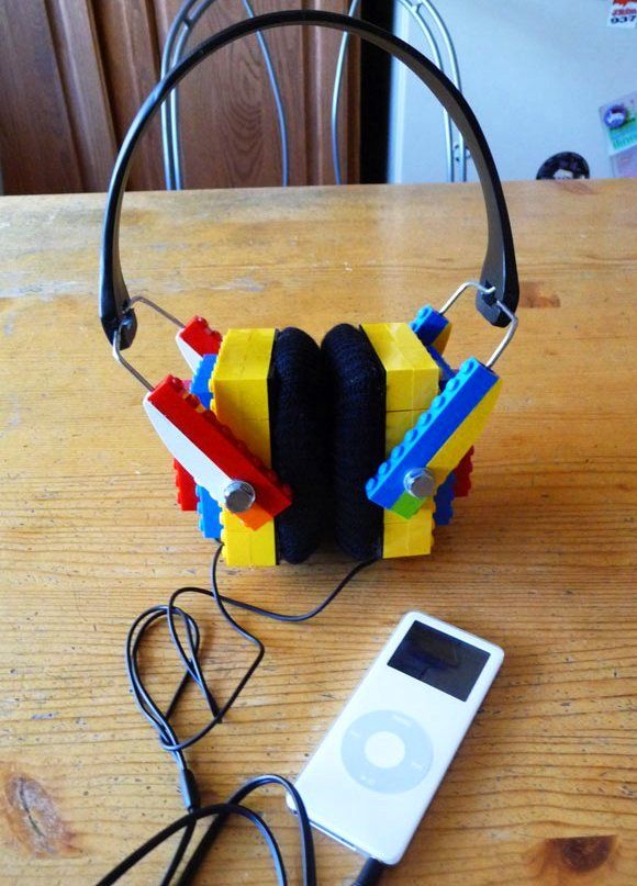 MONTE O SEU: Headphone da LEGO. Este você mesmo poderá fazer em casa!