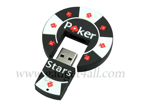Poker Chip USB Flash Drive – Um pen drive para viciados em poker!
