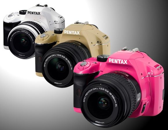 Linha de câmeras K-x da Pentax ganha novas cores.