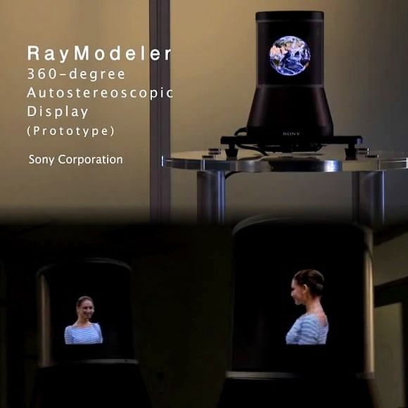 Sony apresenta um Fantástico display 3D que exibe imagens em 360º. (com vídeo)