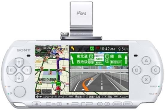 Novo software do GPS do PSP mostra ruas em 3D.