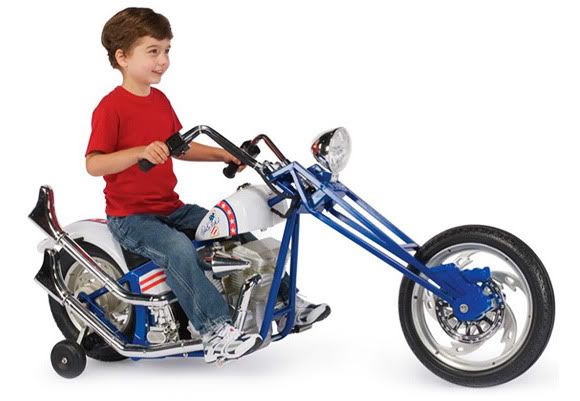 Knievelzinha é uma Moto estilo Chooper para crianças!