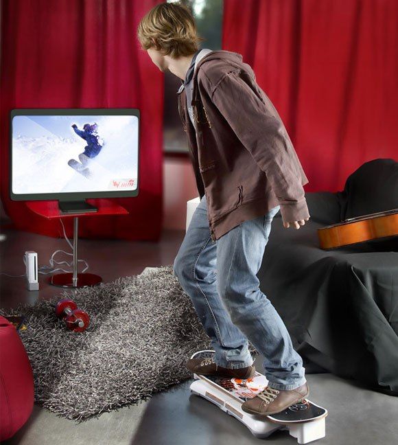 T-Freestyle é um controle para Nintendo Wii em forma de Skate.