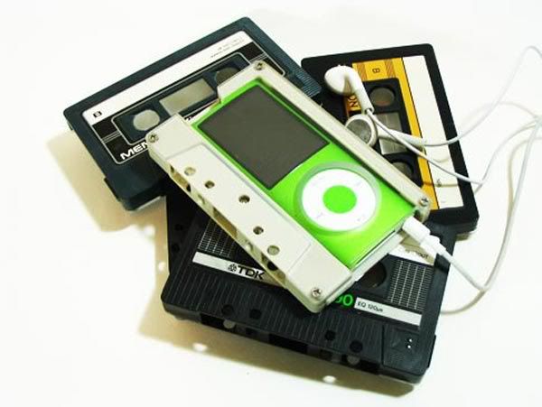 Capa para iPod Nano em forma de fita cassete é genial!