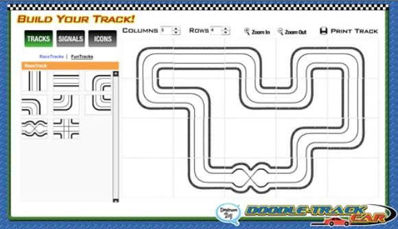 Doodle Track Cars - Você desenha seu próprio percurso.