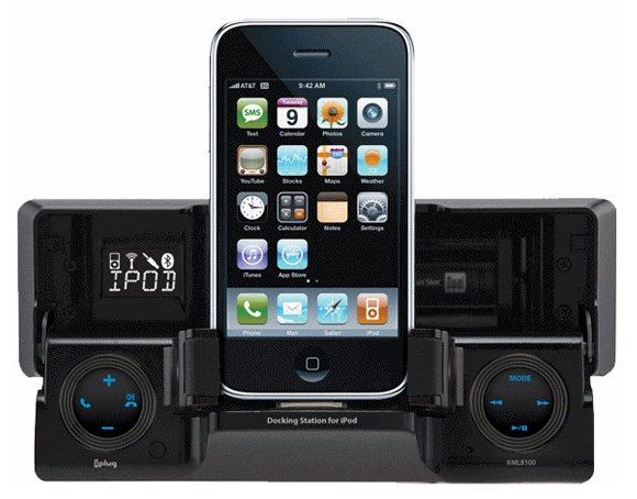 Rádio de Carro Flip Down com Doca para iPhone ou iPod. Aleluia!