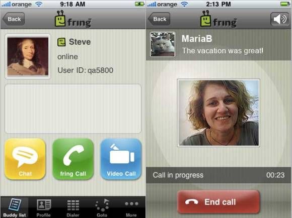 Fring agora traz Video Chamadas para o iPhone!