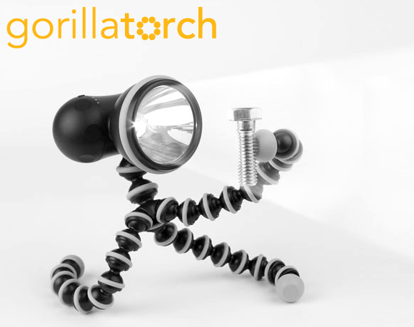Gorillatorch ilumina exatamente onde você precisa!