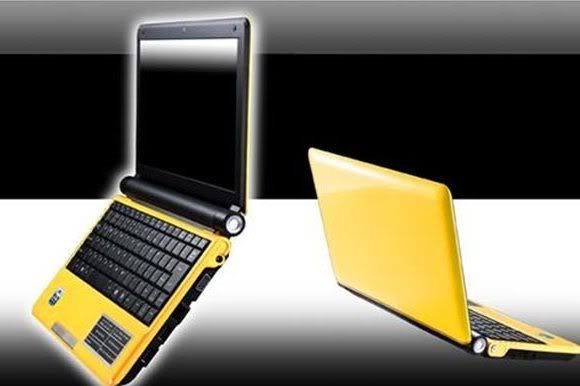 Netbook Swordfish tem design atraente e modem 3G desbloqueado embutido.