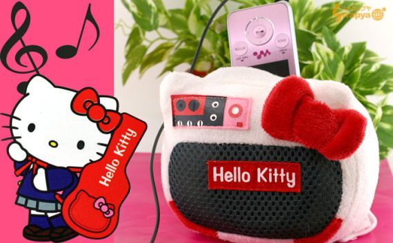 Speaker da Hello Kitty para iPod.