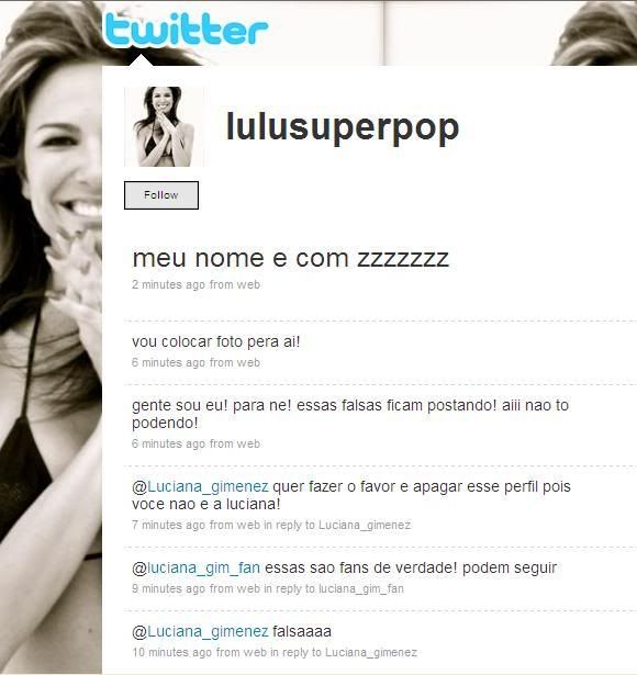 Luciana Gimenez "Quebra o Pau" com perfis falsos no Twitter