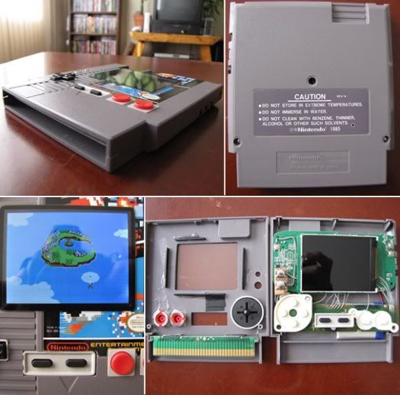 Console Nintendo 8 bits contruído em um cartucho Nintendo 8 bits. Quem diria! Veja o vídeo.
