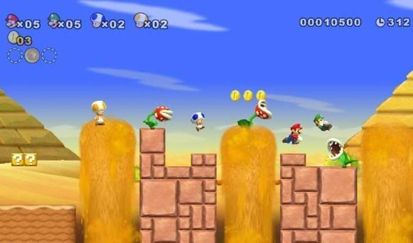 New Super Mário Bros. para Wii sai em Novembro. Veja o vídeo!