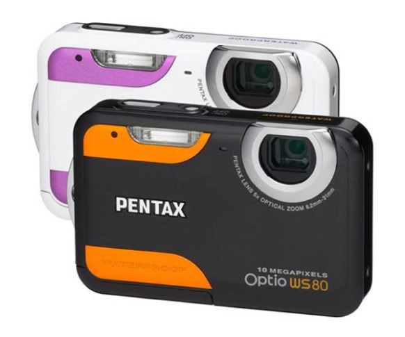 Com a Pentax WS80 você tira fotos embaixo d'água!