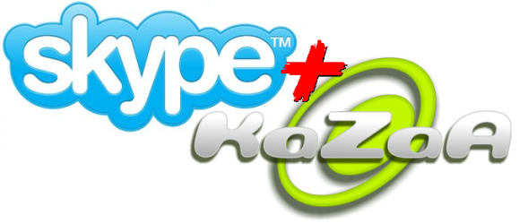 Kazaa e Skype se juntam para criar um serviço de assinatura de música na rede.