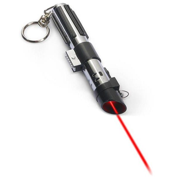 Caneta Laser em forma de Sabre de Luz do Star Wars. SHOW!