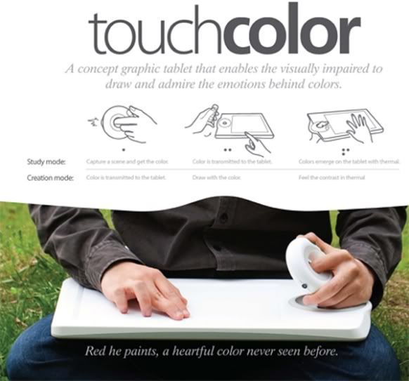 Touchcolor ajuda deficientes visuais a desenhar e a pintar!