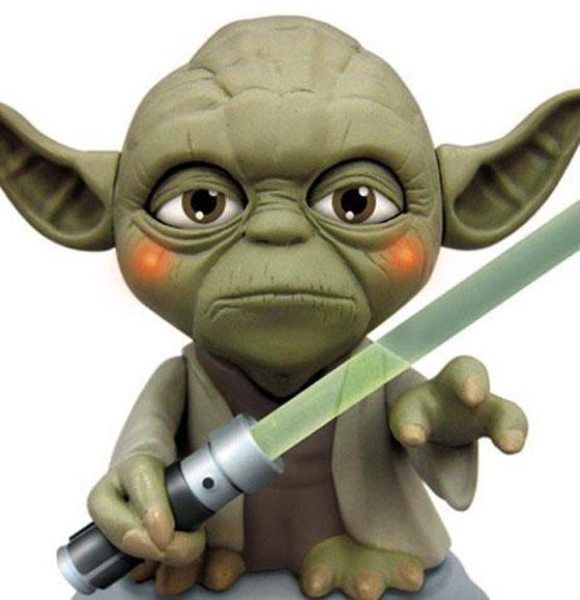 Mestre Yoda USB para os fãs de Star Wars.