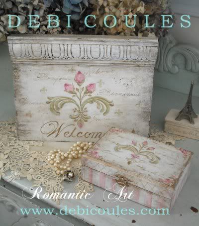 Visit Debi Coules, she has justed added beautiful new products!