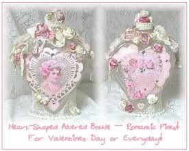 Visit Rose Cottage Chic today! They've added some gorgeous altered art objects and much more!