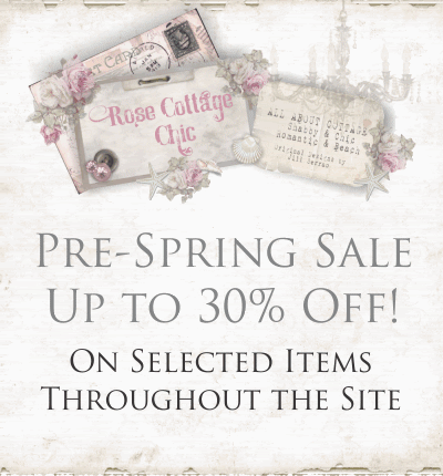 Visit Rose Cottage Chic today! They've added some gorgeous altered art objects and much more!