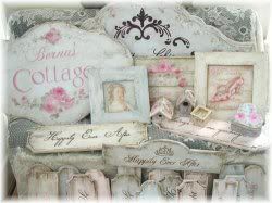 Stop by Debi Coules Romantic Art where you'll find beautiful home decor accessories, original paintings and more, all with gorgeous roses painted by Debi herself!
