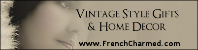 Be sure to stop French Charmed if you love French Vintage Chic handmade items!