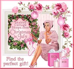 12 Days of Christmas in July and Giveaways at Shabby Cottage Shops!