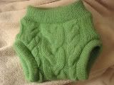 M-Green Cable Knit wool soaker