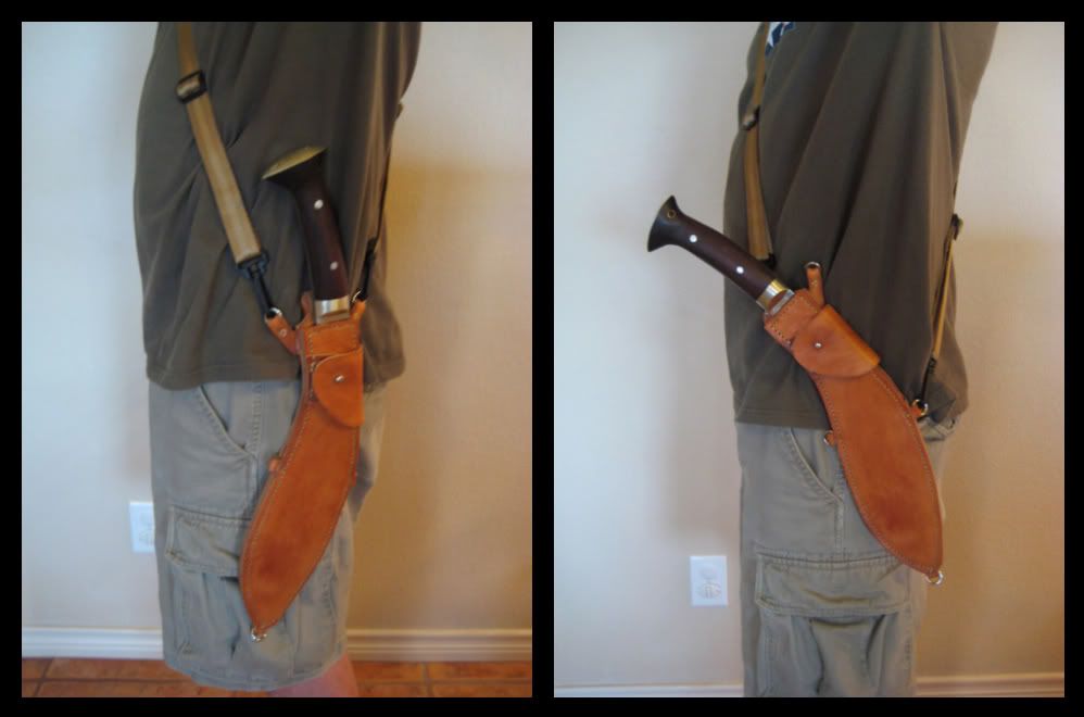 how to carry a big knife on your belt? Page 2