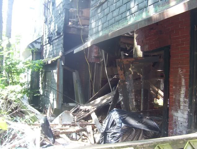 derelict houses