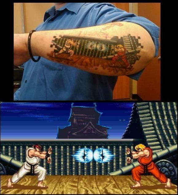 FOTOFUN - Street Fighter Tatoo.