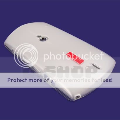 Soft TPU Gel Cover Film Sony Ericsson Xperia Neo White  