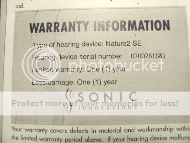   whom a user instructional brochure for the hearing aid can be obtained