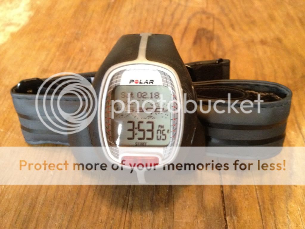 Polar Hear rate monitor watch RS300X with brand new chest band  